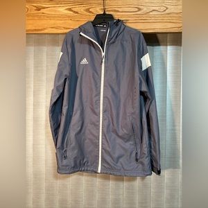 Adidas climaproof full zip windbreaker size S